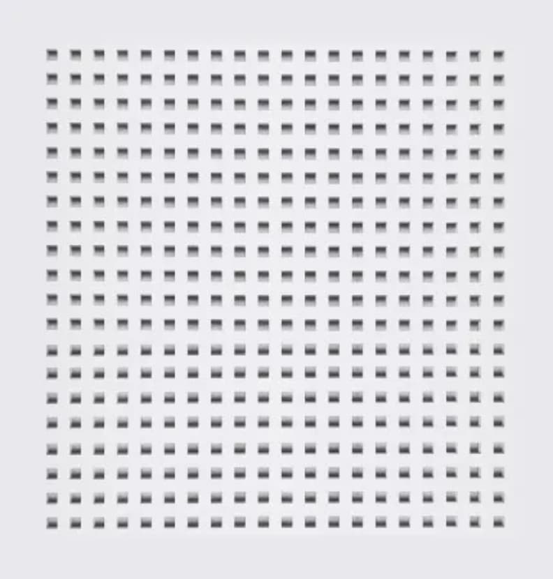 12x12mm Kare Delikli Sıra Dizilişli
